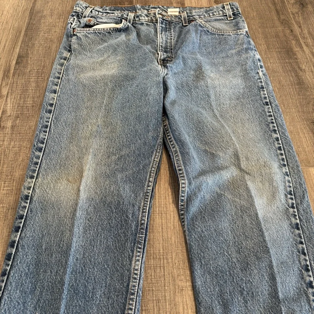 Vintage Levi's 505 Orange Tab Regular Fit 38x32 Measures (36x28) Light Fade Wash